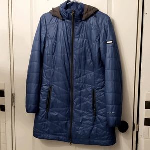 Ladies long puffy jacket